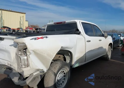 2023 Chevrolet Silverado 1500 4Wd Standard Bed Wt из США, поврежденный, VIN 3GCUDAEDXPG152283